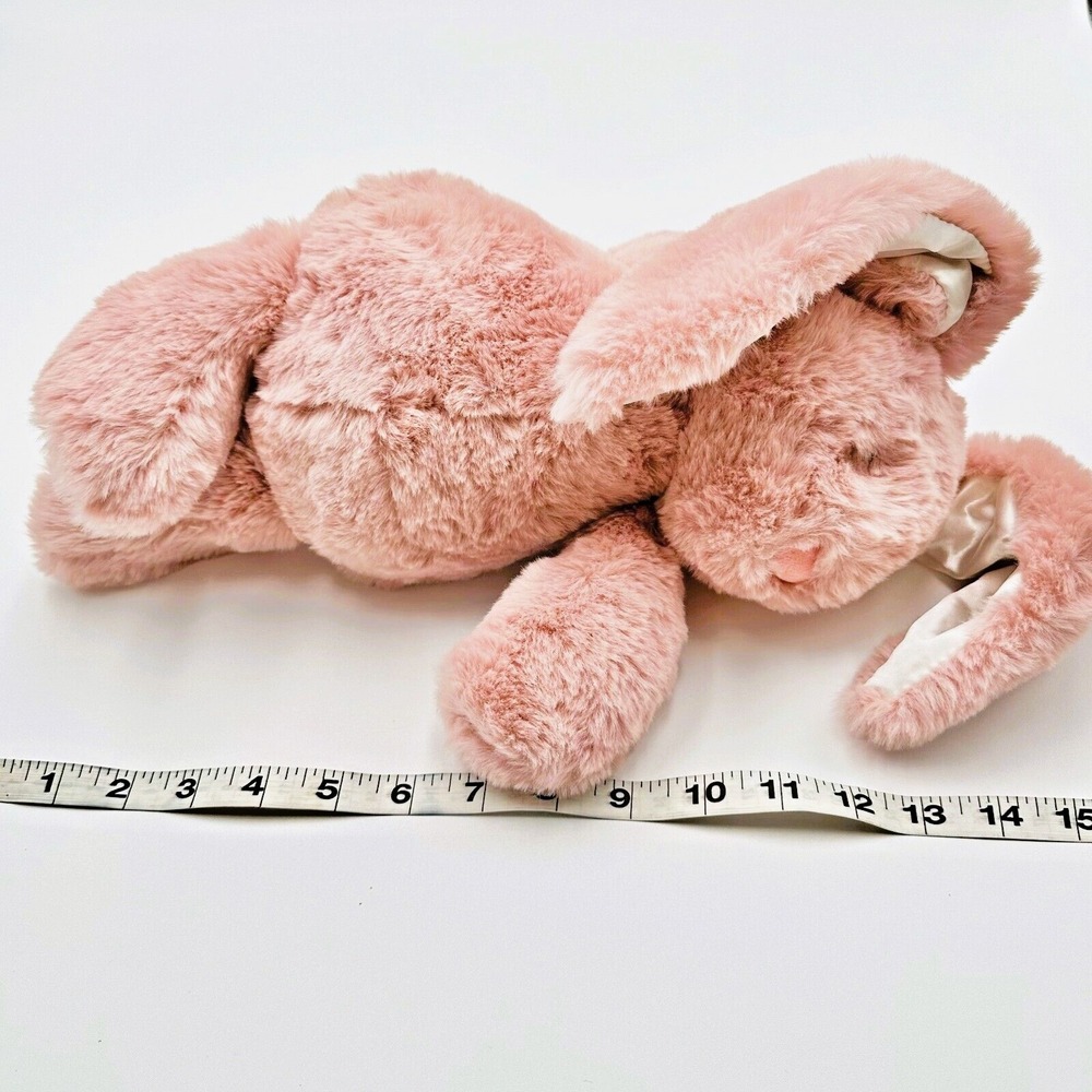 Spark Create Imagine Pink Bunny Rabbit Plush Stuffed Animal Toy Rattle Baby Soft - Picture 9 of 11